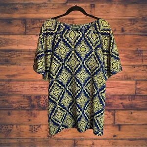 5 for $25🔥Maude Yellow Poplin Tunic Blouse Medium‎